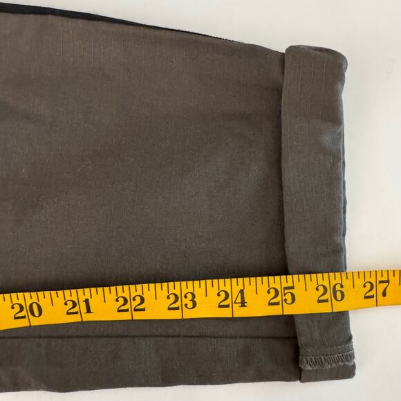 ZADIG & VOLTAIRE Pants Trousers 28 Pomelo Rip Stop Elastic Back Waist Cropped - Picture 15 of 15